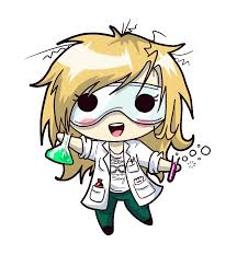 This is what I'd look like if I were a scientist... Maybe. OK, I just said that because she has blonde hair too...